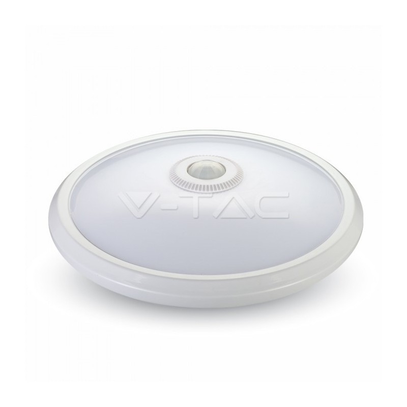 Plafón LED con sensor 12W 1000Lm Luz Fría
