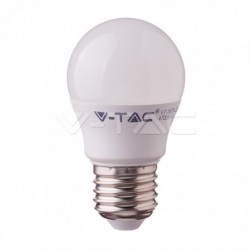 Esférica G45 LED chip SAMSUNG 6,5W 600Lm Luz Fría E-27