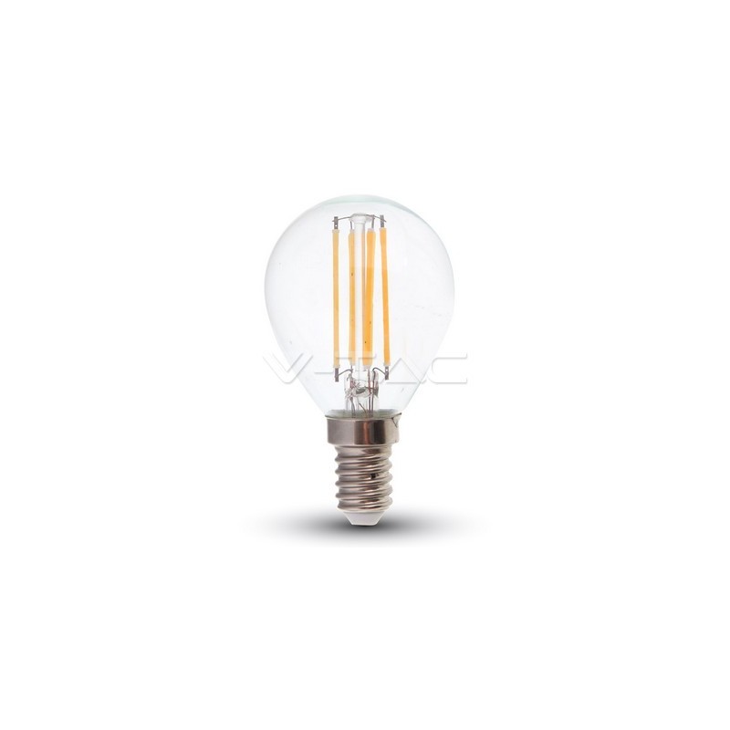 Esférica FILAMENTO LED 4W 400Lm Luz Neutra E-14