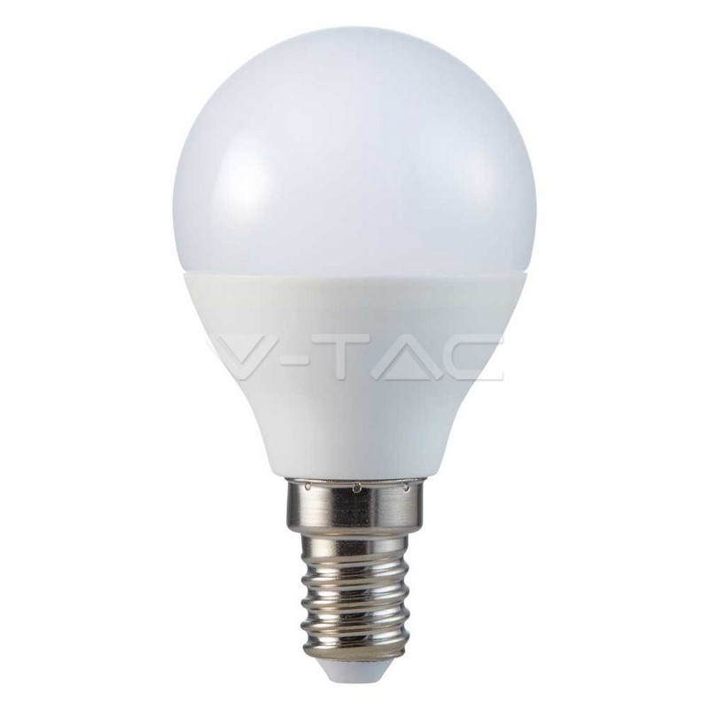 REF 169 Esférica G45 LED chip SAMSUNG 5.5W 470Lm Luz Neutra E-14 V-TAC